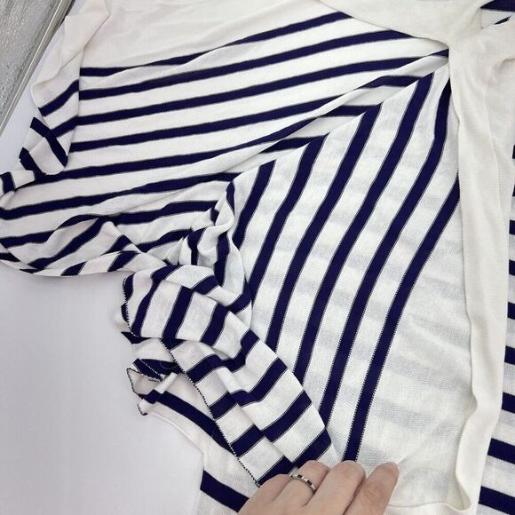 Jean Paul Gaultier VTG 2000s Collection Striped Sweater Bateau Neck Size Large - Picture 4 of 6